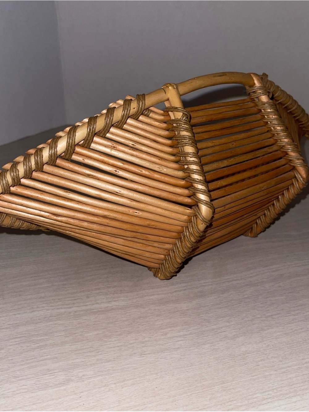 Vintage Large Fish Shaped Decorative, Bread Basket Wall Décor, Bohemian Retro - Picture 7 of 9